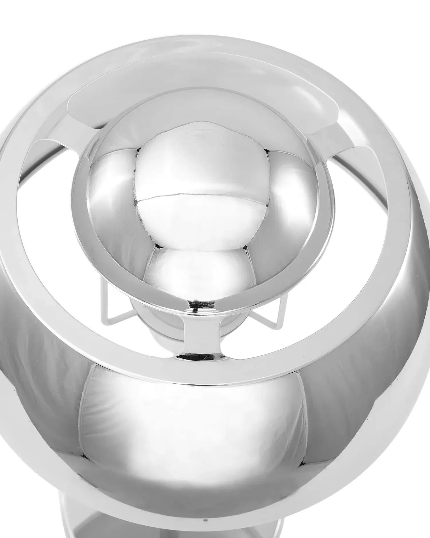 Best Beliani Lampada da tavolo SENETTE Metallo Argento