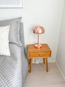 New Beliani Lampada da tavolo SENETTE Metallo Rame
