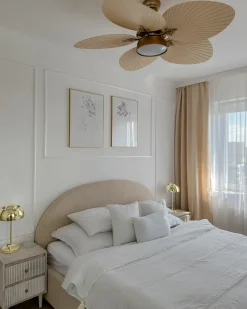 Hot Beliani Lampada da tavolo SENETTE Metallo Oro