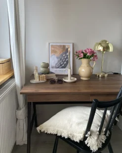 Hot Beliani Lampada da tavolo SENETTE Metallo Oro