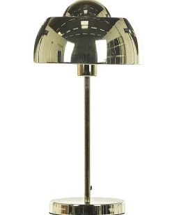 Hot Beliani Lampada da tavolo SENETTE Metallo Oro