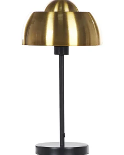 Hot Beliani Lampada da tavolo SENETTE Metallo Nero/Oro Oro Nero