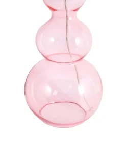 Best Beliani Lampada da tavolo SENGWA Vetro Rosa