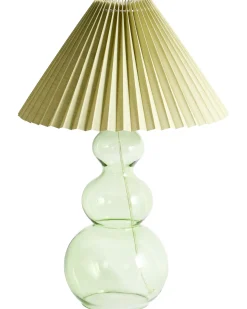 Beliani Lampada da tavolo SENGWA Vetro Verde