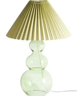 Beliani Lampada da tavolo SENGWA Vetro Verde