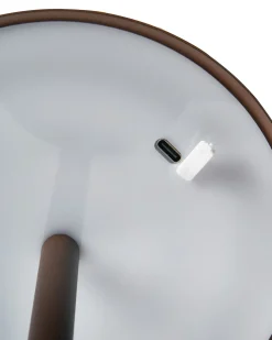 Best Beliani Lampada da tavolo senza fili a LED FRANCOLI con dimmer Metallo Marrone