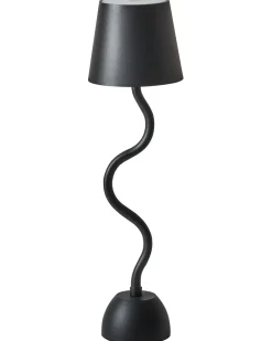 Discount Beliani Lampada da tavolo senza fili a LED VOUGA con dimmer Metallo Nero