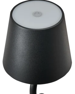 Discount Beliani Lampada da tavolo senza fili a LED VOUGA con dimmer Metallo Nero