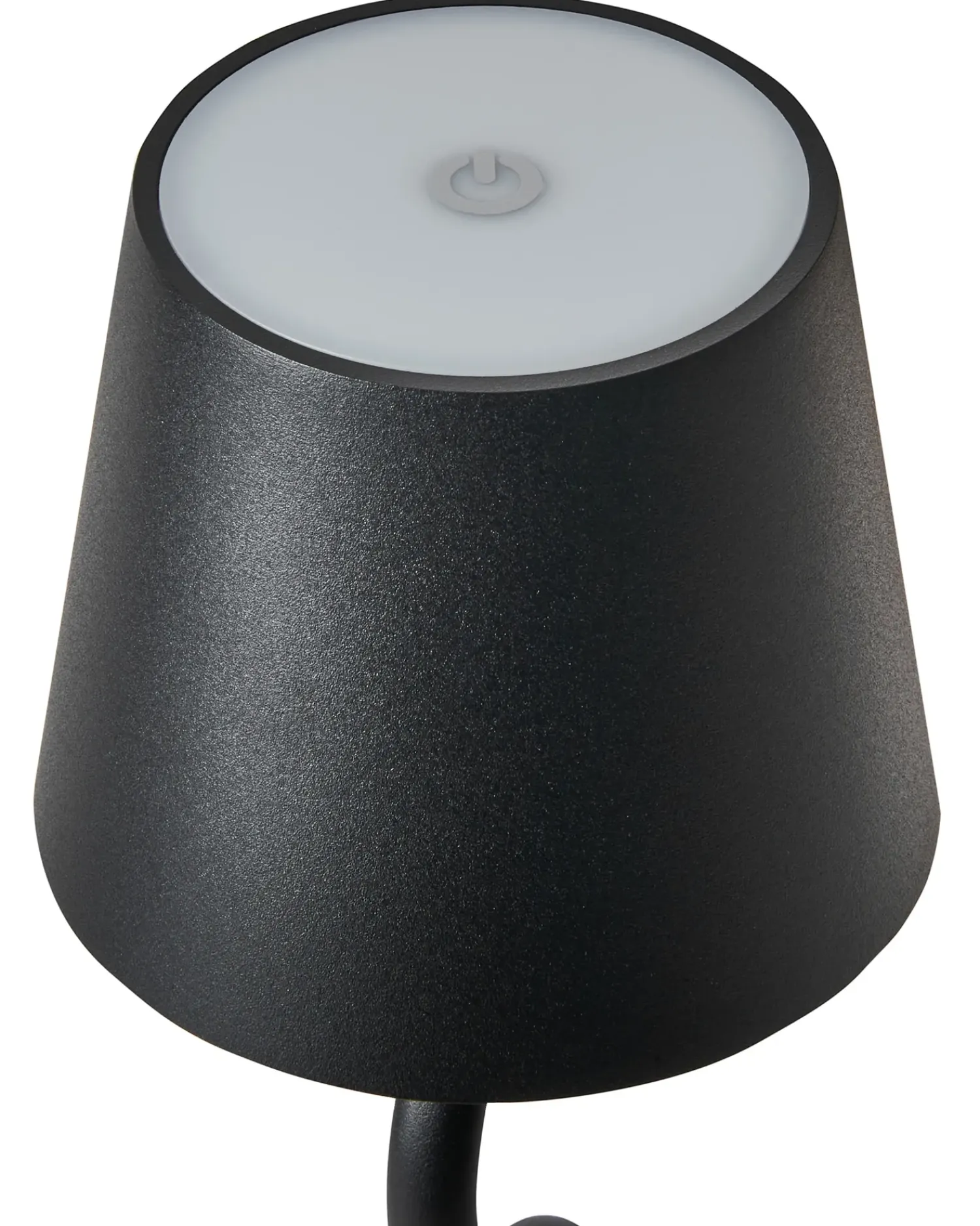 Discount Beliani Lampada da tavolo senza fili a LED VOUGA con dimmer Metallo Nero