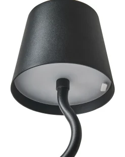 Discount Beliani Lampada da tavolo senza fili a LED VOUGA con dimmer Metallo Nero