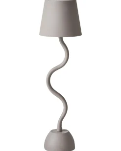 Discount Beliani Lampada da tavolo senza fili a LED VOUGA con dimmer Metallo Beige