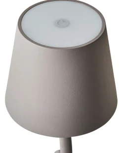Discount Beliani Lampada da tavolo senza fili a LED VOUGA con dimmer Metallo Beige