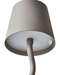 Discount Beliani Lampada da tavolo senza fili a LED VOUGA con dimmer Metallo Beige