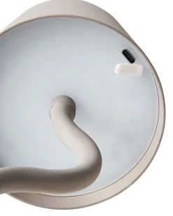 Discount Beliani Lampada da tavolo senza fili a LED VOUGA con dimmer Metallo Beige