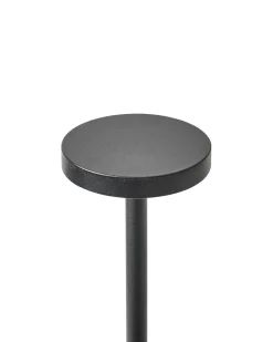 Best Beliani Lampada da tavolo senza fili a LED LIZANDRO con dimmer Metallo Nero