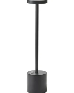 Best Beliani Lampada da tavolo senza fili a LED LIZANDRO con dimmer Metallo Nero