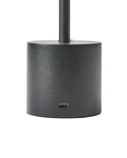 Best Beliani Lampada da tavolo senza fili a LED LIZANDRO con dimmer Metallo Nero