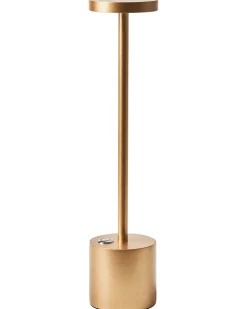 Clearance Beliani Lampada da tavolo senza fili a LED LIZANDRO con dimmer Metallo Oro