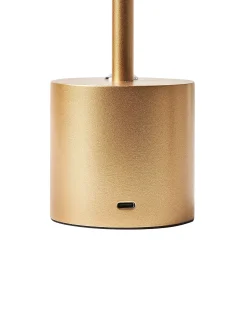 Clearance Beliani Lampada da tavolo senza fili a LED LIZANDRO con dimmer Metallo Oro