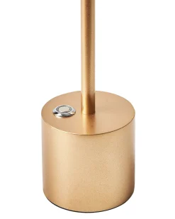 Clearance Beliani Lampada da tavolo senza fili a LED LIZANDRO con dimmer Metallo Oro