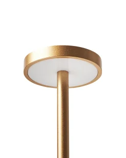 Clearance Beliani Lampada da tavolo senza fili a LED LIZANDRO con dimmer Metallo Oro