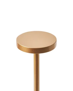 Clearance Beliani Lampada da tavolo senza fili a LED LIZANDRO con dimmer Metallo Oro