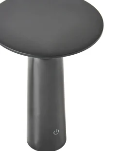 New Beliani Lampada da tavolo senza fili a LED LEVIRA con dimmer Metallo Nero