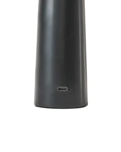 New Beliani Lampada da tavolo senza fili a LED LEVIRA con dimmer Metallo Nero