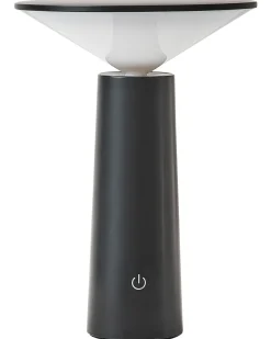 New Beliani Lampada da tavolo senza fili a LED LEVIRA con dimmer Metallo Nero