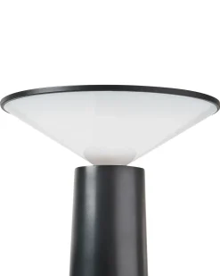 New Beliani Lampada da tavolo senza fili a LED LEVIRA con dimmer Metallo Nero