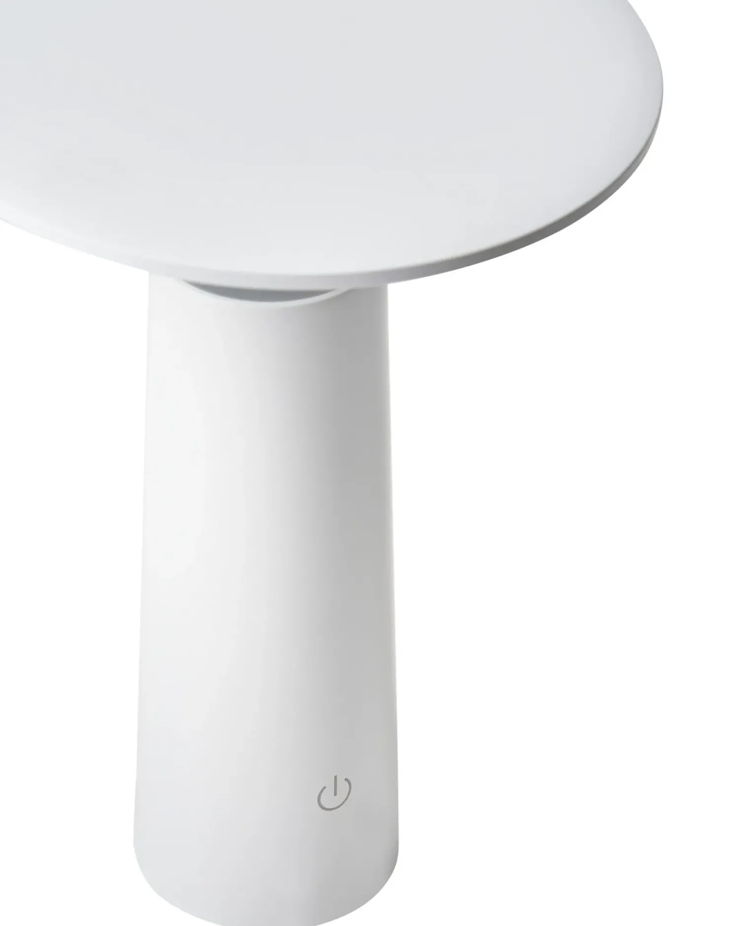 Best Beliani Lampada da tavolo senza fili a LED LEVIRA con dimmer Metallo Bianco