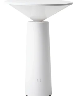 Best Beliani Lampada da tavolo senza fili a LED LEVIRA con dimmer Metallo Bianco