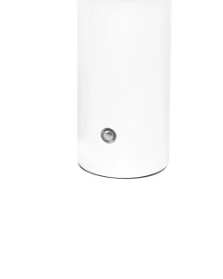 New Beliani Lampada da tavolo senza fili a LED BESOS con dimmer Metallo Bianco