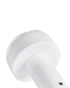 New Beliani Lampada da tavolo senza fili a LED BESOS con dimmer Metallo Bianco