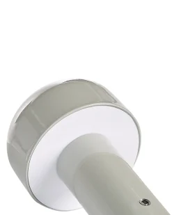 New Beliani Lampada da tavolo senza fili a LED BESOS con dimmer Metallo Grigio