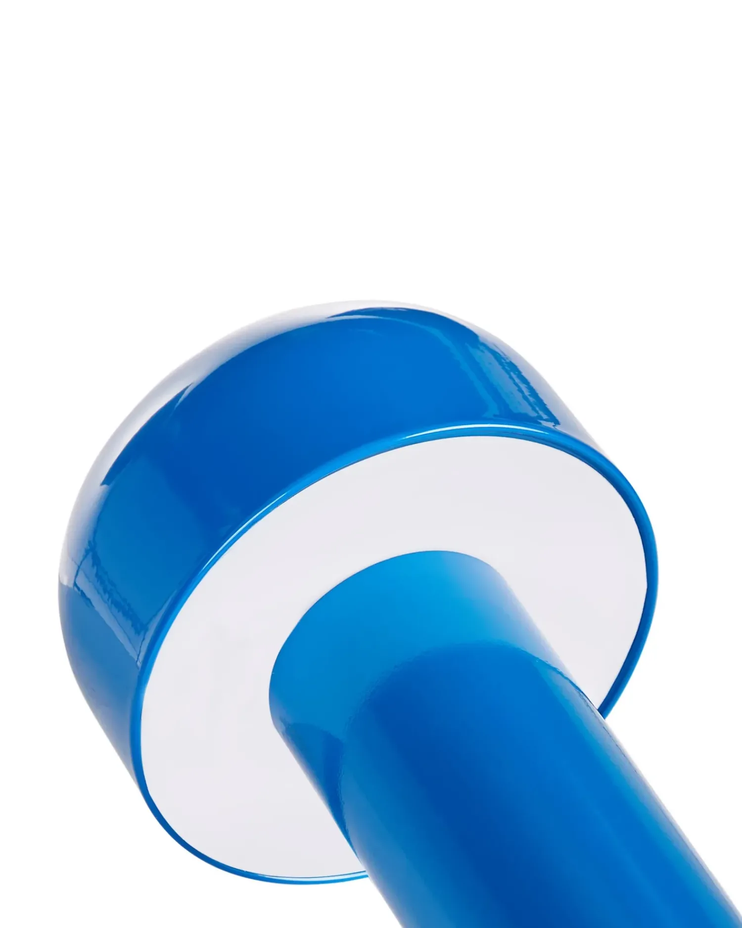 Beliani Lampada da tavolo senza fili a LED BESOS con dimmer Metallo Blu