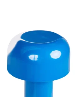 Beliani Lampada da tavolo senza fili a LED BESOS con dimmer Metallo Blu