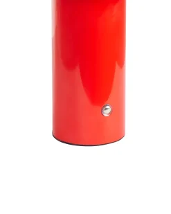 New Beliani Lampada da tavolo senza fili a LED BESOS con dimmer Metallo Rosso