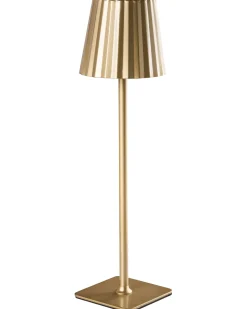 Best Beliani Lampada da tavolo senza fili a LED ABARO con dimmer Metallo Oro