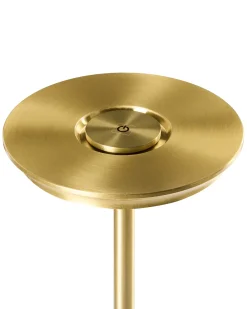 Online Beliani Lampada da tavolo senza fili a LED MAGO con dimmer Metallo Oro