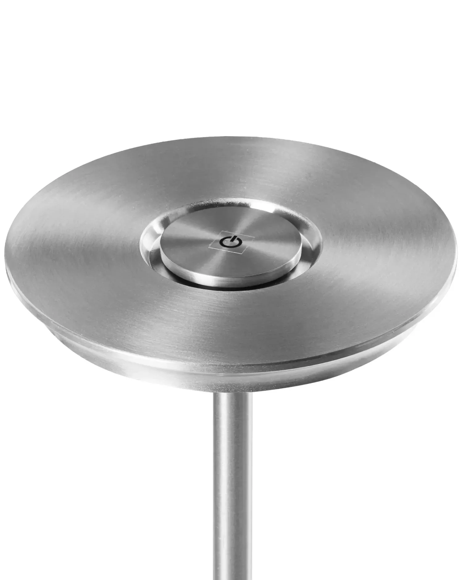 Outlet Beliani Lampada da tavolo senza fili a LED MAGO con dimmer Metallo Argento