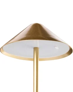 Clearance Beliani Lampada da tavolo senza fili a LED MODJO con dimmer Metallo Oro