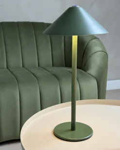 Online Beliani Lampada da tavolo senza fili a LED MODJO con dimmer Metallo Verde