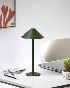 Online Beliani Lampada da tavolo senza fili a LED MODJO con dimmer Metallo Verde