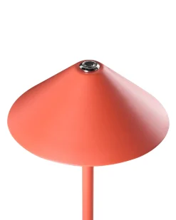 Discount Beliani Lampada da tavolo senza fili a LED MODJO con dimmer Metallo Rosso