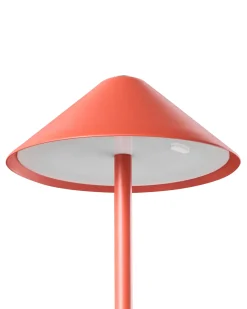 Discount Beliani Lampada da tavolo senza fili a LED MODJO con dimmer Metallo Rosso