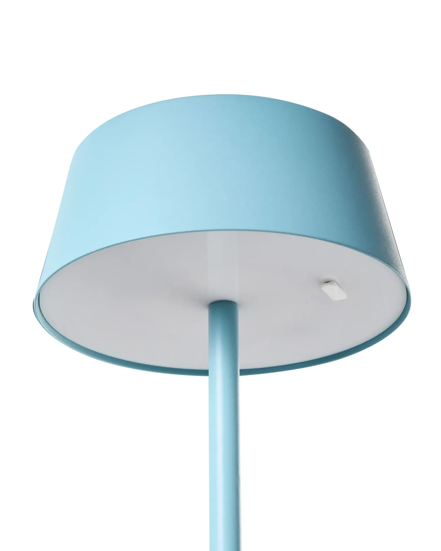 Discount Beliani Lampada da tavolo senza fili a LED GUDER con dimmer Metallo Blu