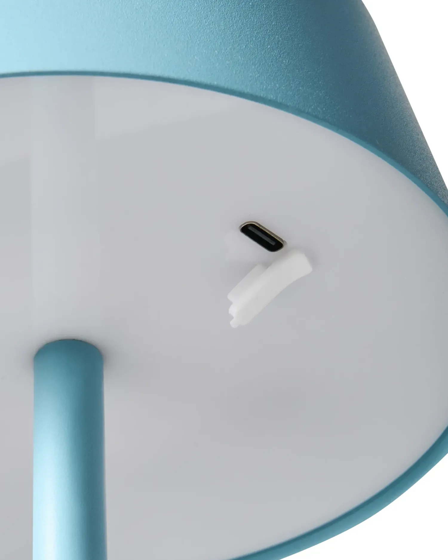 Discount Beliani Lampada da tavolo senza fili a LED GUDER con dimmer Metallo Blu