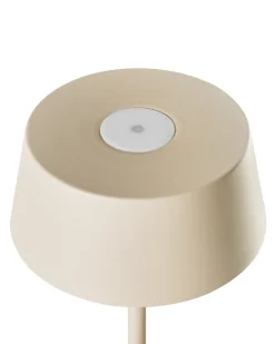 Sale Beliani Lampada da tavolo senza fili a LED GUDER con dimmer Metallo Beige
