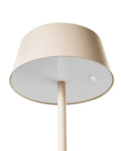 Sale Beliani Lampada da tavolo senza fili a LED GUDER con dimmer Metallo Beige